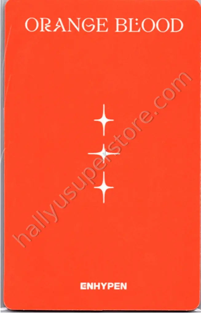 ENHYPEN - Jungwon - ORANGE BLOOD – HALLYUSUPERSTORE
