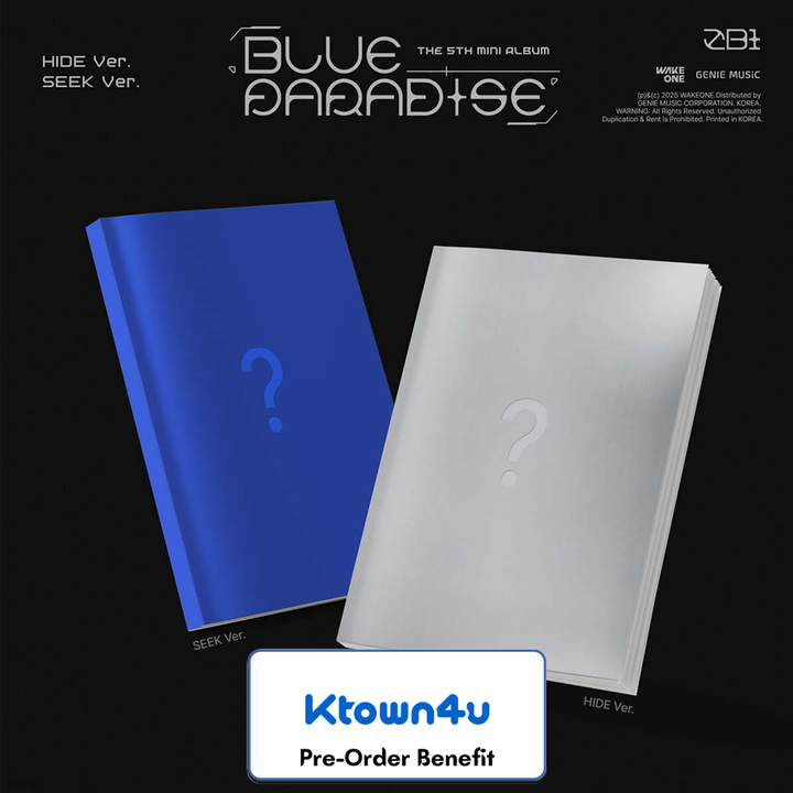 **[Pre-Order] ZEROBASEONE - Mini 5th Album " BLUE PARADISE "+ Pre-Order Benefit [Standard Ver.](Random/Set)