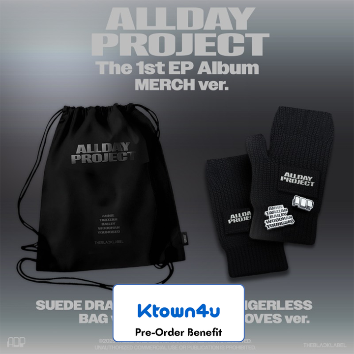 ** [Pre-Order] ALLDAY PROJECT - 1st EP Album 'ALLDAY PROJECT' MERCH ver. + Ktown4U LuckyDraw Event (Choose version)