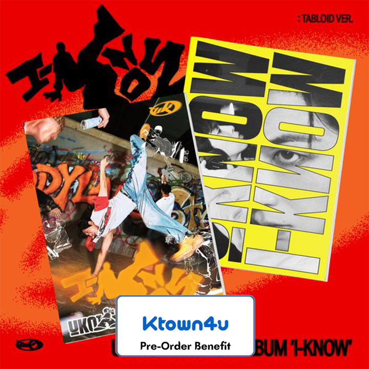 **[Pre-Order]  U-KNOW - The 1st Full Album "I-KNOW" + LuckyDraw Event (Tabloid Ver.)