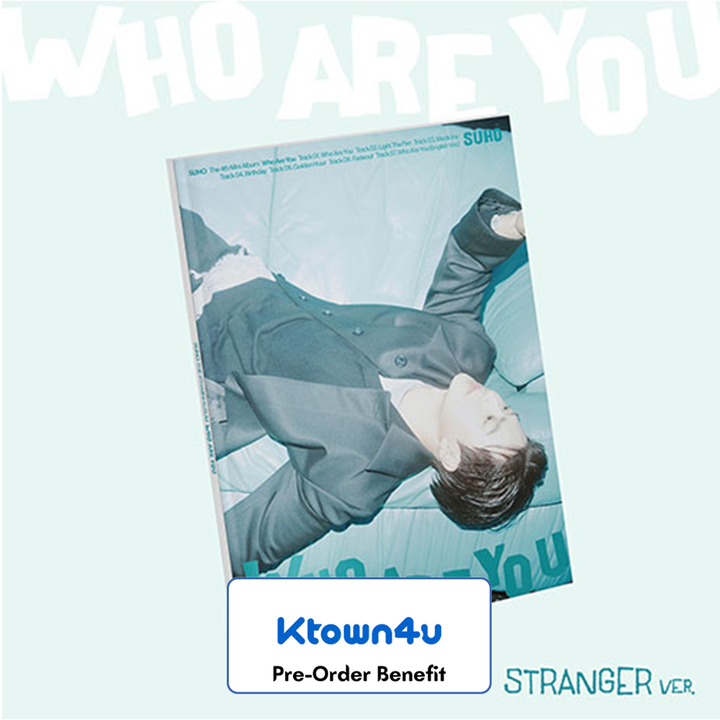 **[Pre-Order] SUHO - 4th Mini Album 'Who Are You' (Stranger Ver.) + LuckyDraw Event (Choose Version))