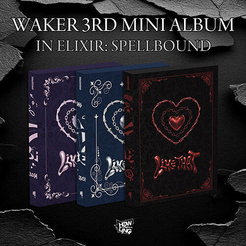 [Pre-Order] Waker 웨이커 - 3rd Mini 미니 3집 In Elixir: Spellbound (3 ablums Set) + 3 Aladin POB