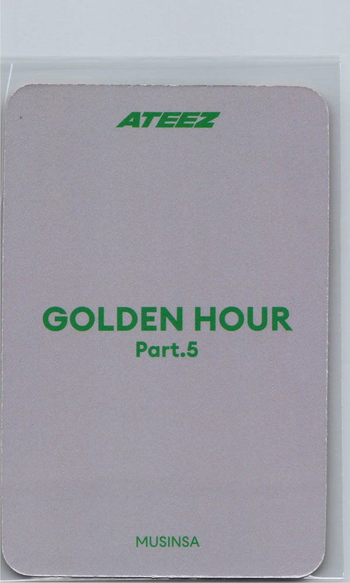 ATEEZ "GOLDEN HOUR : Part.5" - Musinsa Event Photocard [26.07.06]