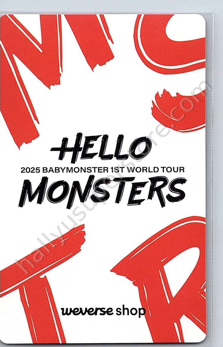 BABYMONSTER - Rora - BABYMONSTER - Ruka - Hello Monsters 1st World Tour Event tour merch weverse event seoul A version