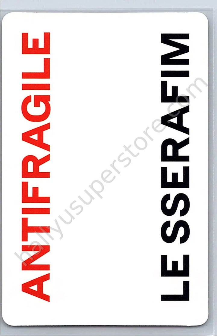 LE SSERAFIM - Huh Yunjin - LE SSERAFIM - Huh Yunjin &amp; Sakura - ANTIFRAGILE Album album photocard unit