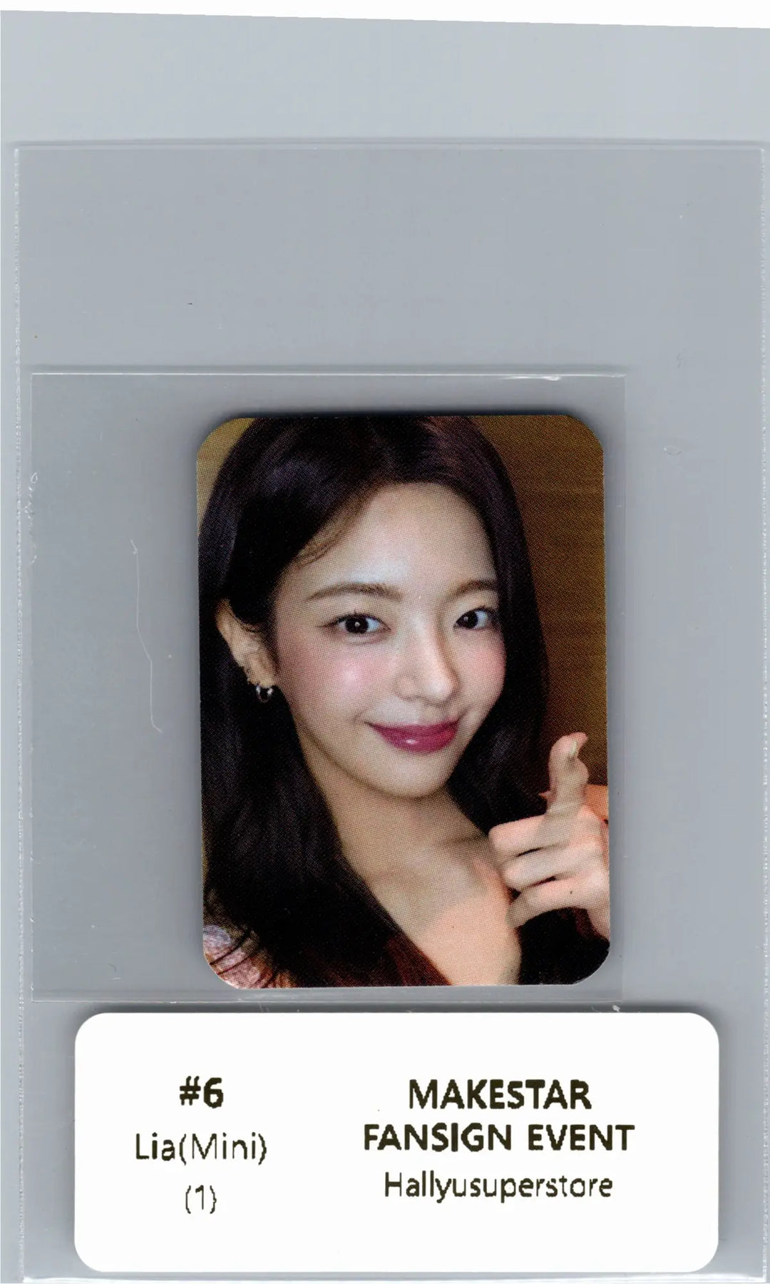 ITZY "Motto"- Makestar Fansign Event Photocard, Mini Photocard R2 (POCAALBUM Ver.) [26.07.14]