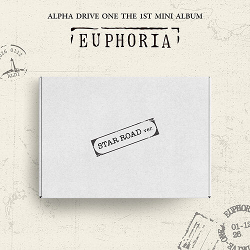 **[Pre-Order] ALPHA DRIVE ONE - 1st Mini Album 'EUPHORIA' + Pre-Order Benefit  (STAR ROAD Ver.)(Choose Version)
