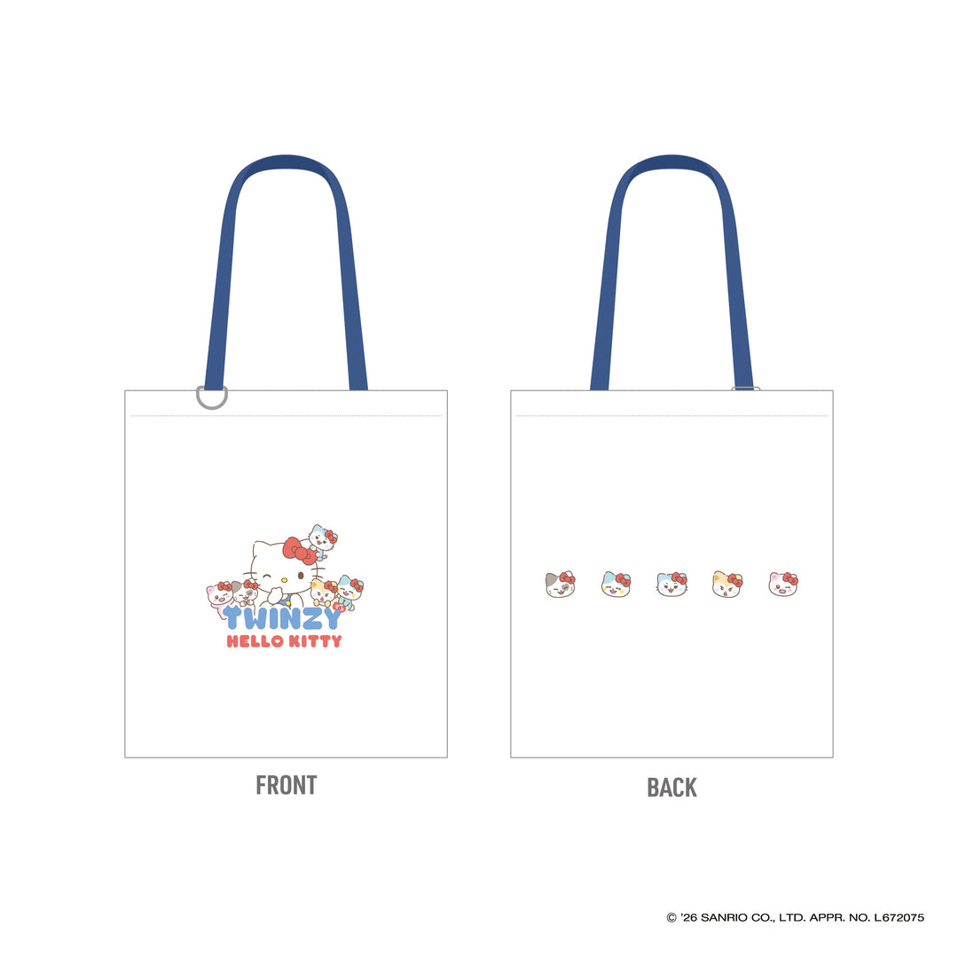 [Pre-Order] ITZY - TWINZY×HELLO KITTY (Tote bag)