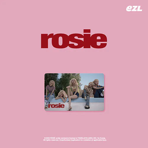 [Pre-Order] ROSE (of BlackPink) - EZL Card (rosie-B)