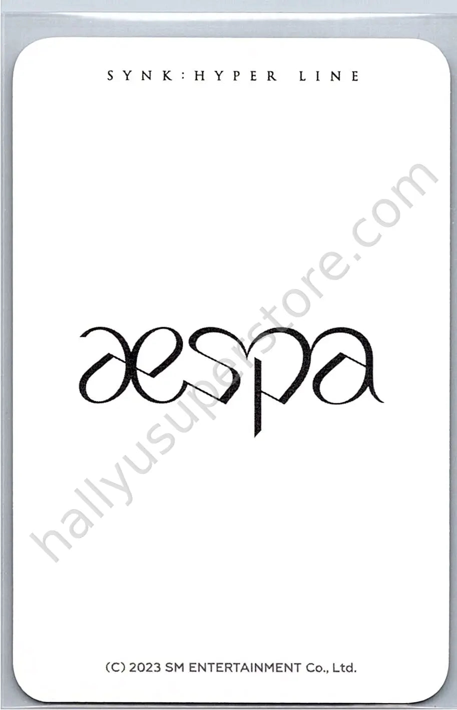 aespa - Karina - SYNK : HYPER LINE acrylic stand keyring merch photocard
