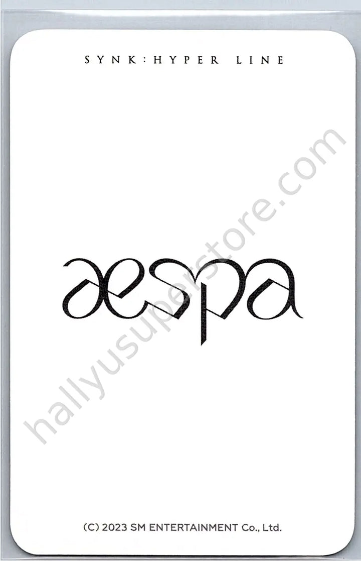 aespa - Karina - SYNK : HYPER LINE acrylic stand keyring merch photocard