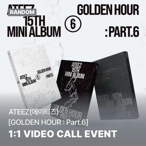 [Hallyu4U - Fansign] (11/22) SoundWave - ATEEZ [GOLDEN HOUR : Part.6] (A / DIARY / Z VER.) [1:1 Video Call Event]
