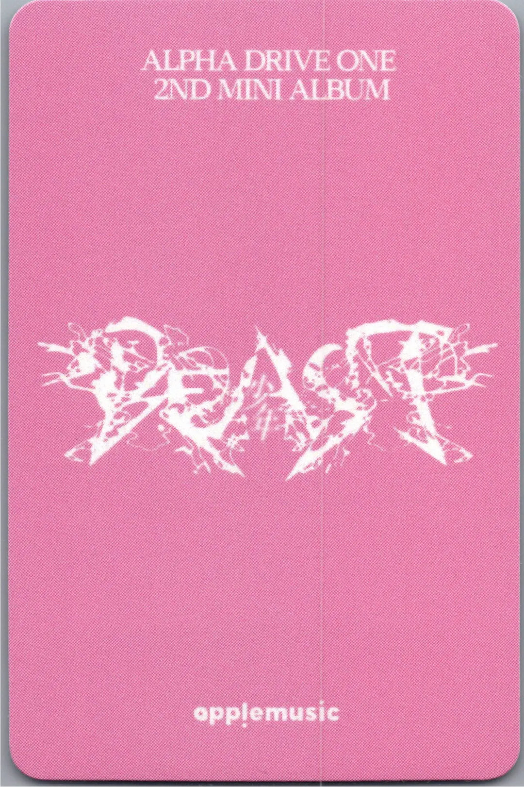 ALD1 少年BEAST applemusic クマ足裏ver.トレカ リオ ALPHA DRIVE ONE 