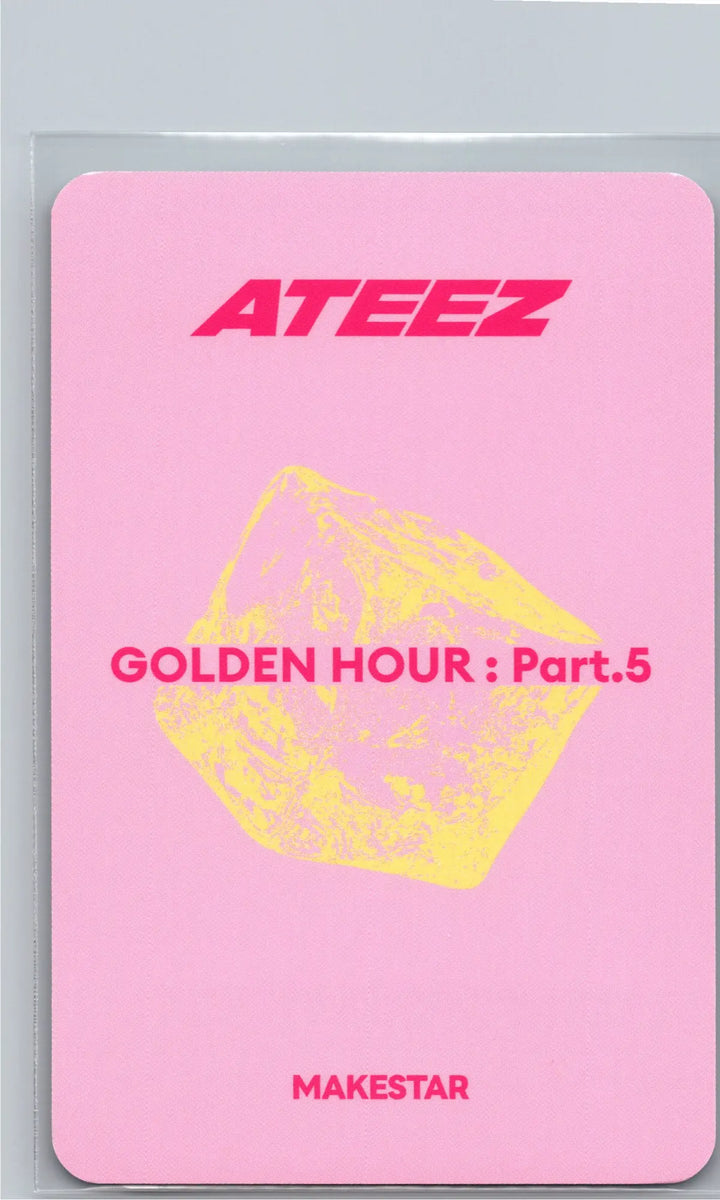 ATEEZ "GOLDEN HOUR : Part.5" - Makestar Lucky Draw Event Photocard [26.06.26]