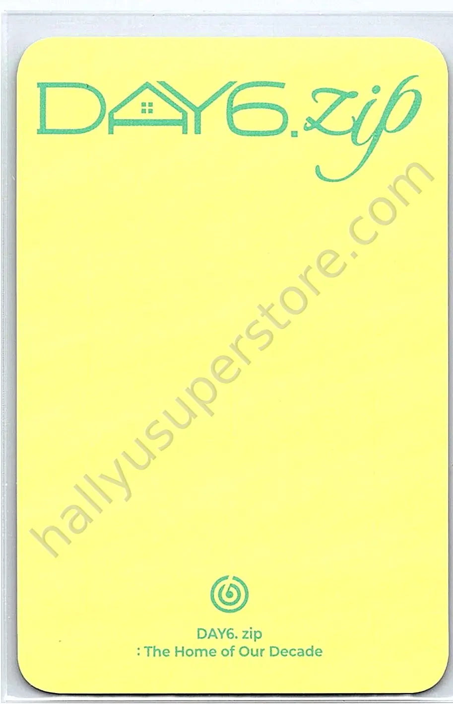 DAY6  - Sungjin - DAY6.zip : The Home of Our Decade pop-up exclusive