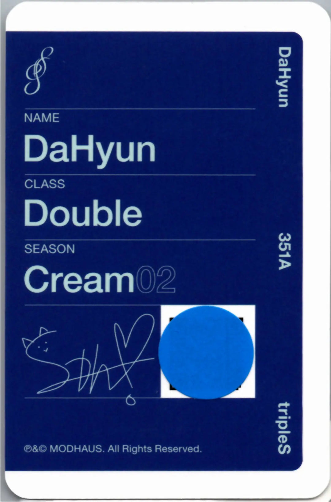 tripleS - tripleS World Tour  <ANDLESS > Cream02 Double Class Objekt (Only ANDLESS) (351A) [UNSCANNED] [26.10.12]