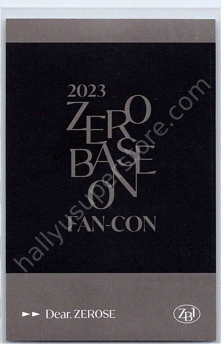 ZEROBASEONE - Hao - 2023 Fan-con E version polaroid trading card
