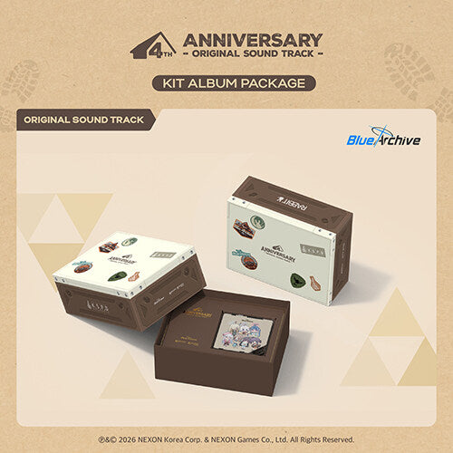 **[Pre-Order] Blue Archive - Blue Archive's 4th Anniversary O.S.T. [2CD Album Package + KIT Album Package]