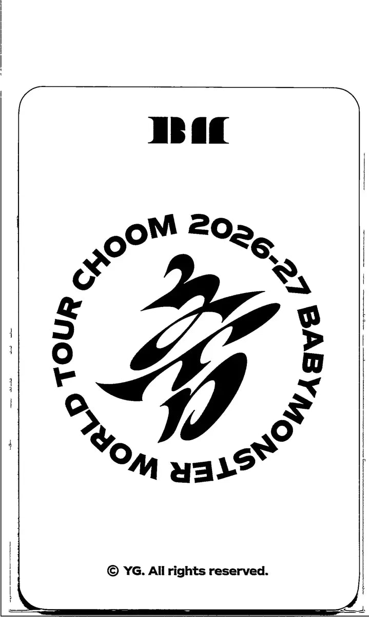 BABYMONSTER -"2026-27 BABYMONSTER WORLD TOUR" [CHOOM] Pop-Up Store Random Trading Photocard (2) [26.06.22]