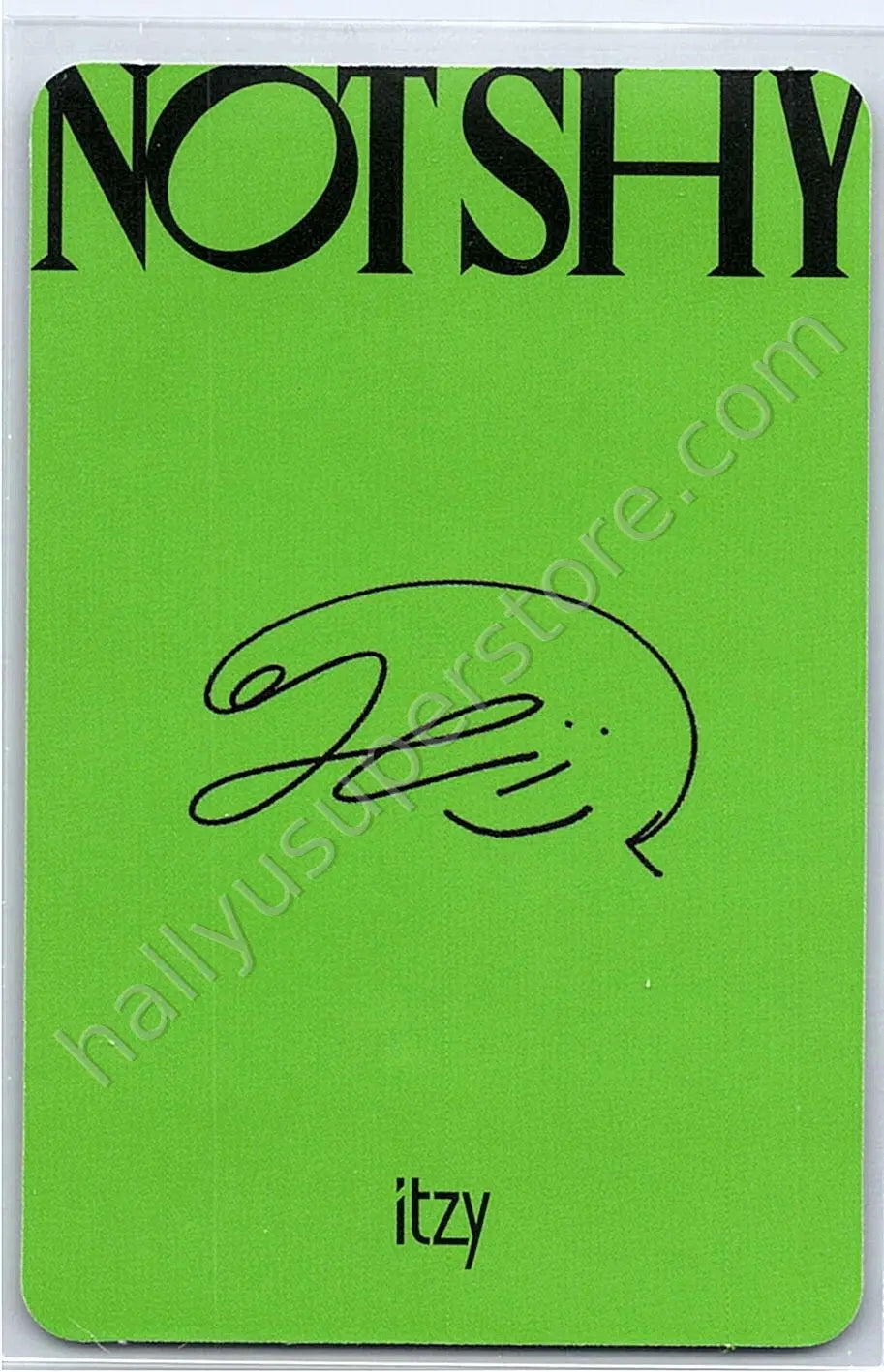 ITZY - Yeji - NOT SHY album photocard