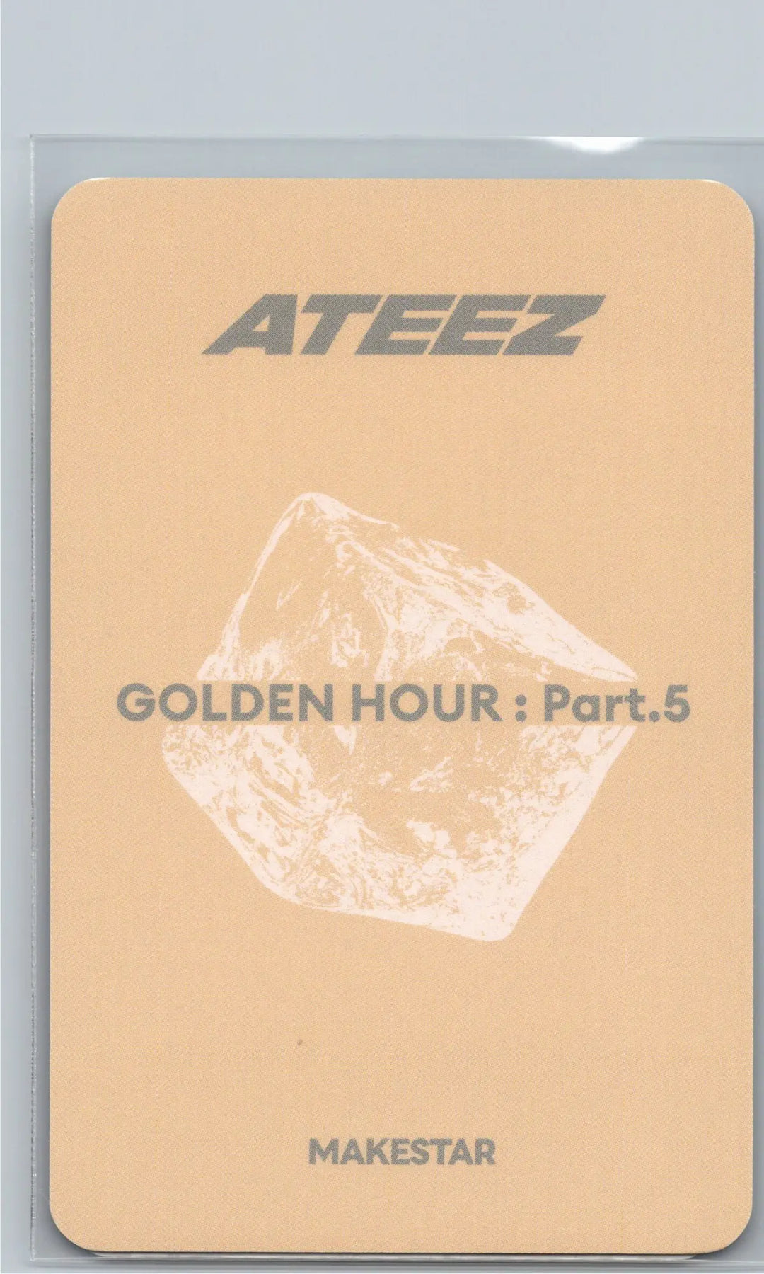 ATEEZ "GOLDEN HOUR : Part.5" - Makestar Lucky Draw Event Photocard [26.06.26]