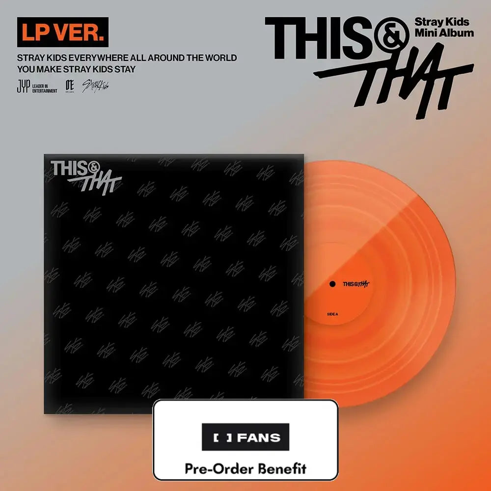 [Pre-Order] Stray Kids - THIS & THAT (LP VER.) + Pre-Order benefit (Choose Version)