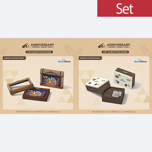 **[Pre-Order] Blue Archive - Blue Archive's 4th Anniversary O.S.T. [2CD Album Package + KIT Album Package]