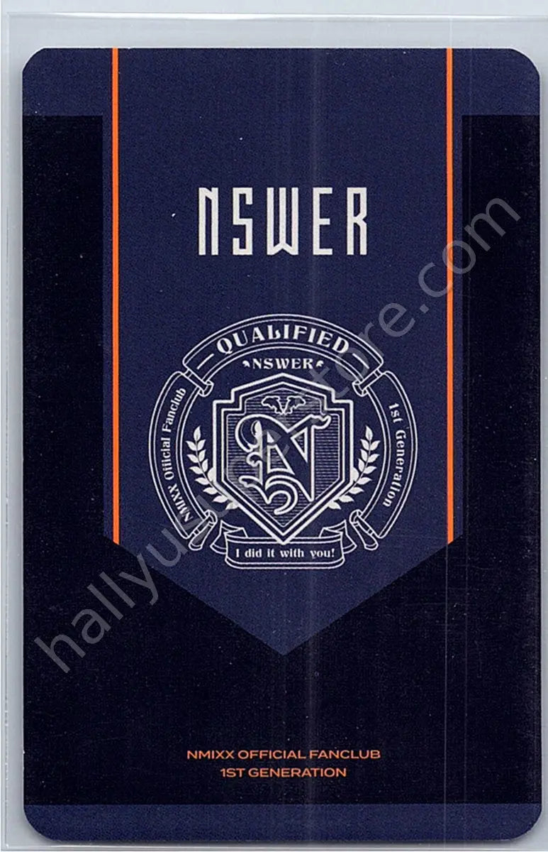 NMIXX - Bae - NSWER 1st Generation - Qualified