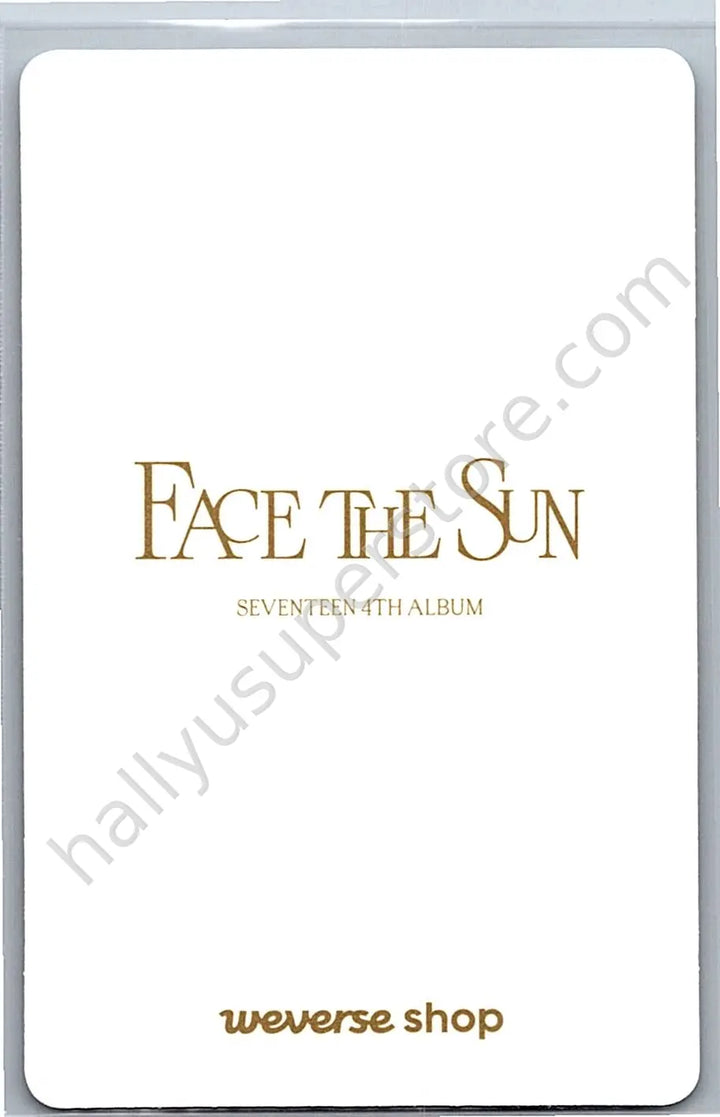 SEVENTEEN - Mingyu - Face the Sun pob (pre-order benefit) weverse global shop (wvg)