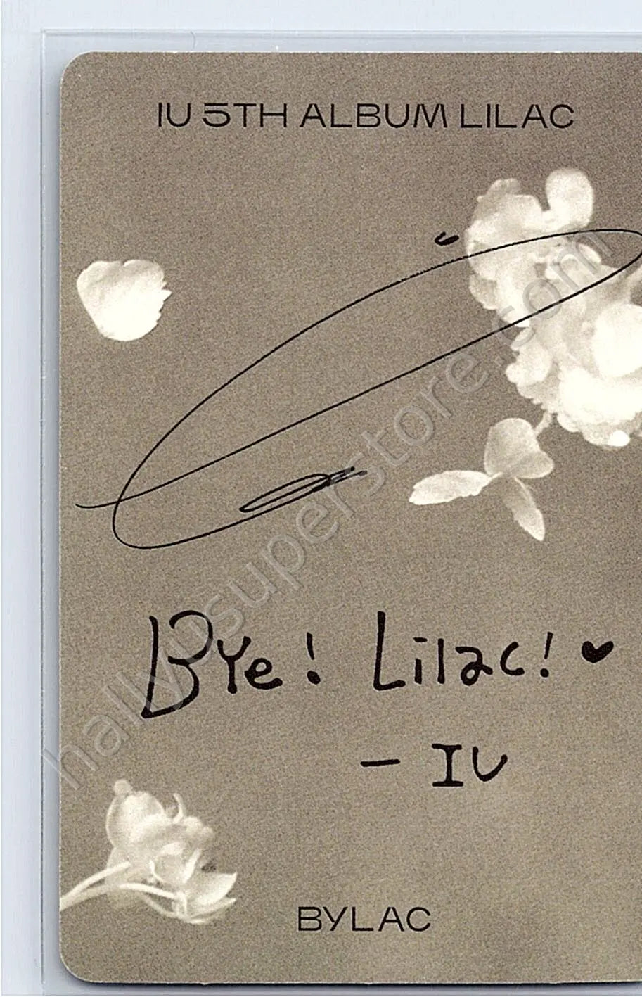 IU - IU - LILAC album photocard bylac version