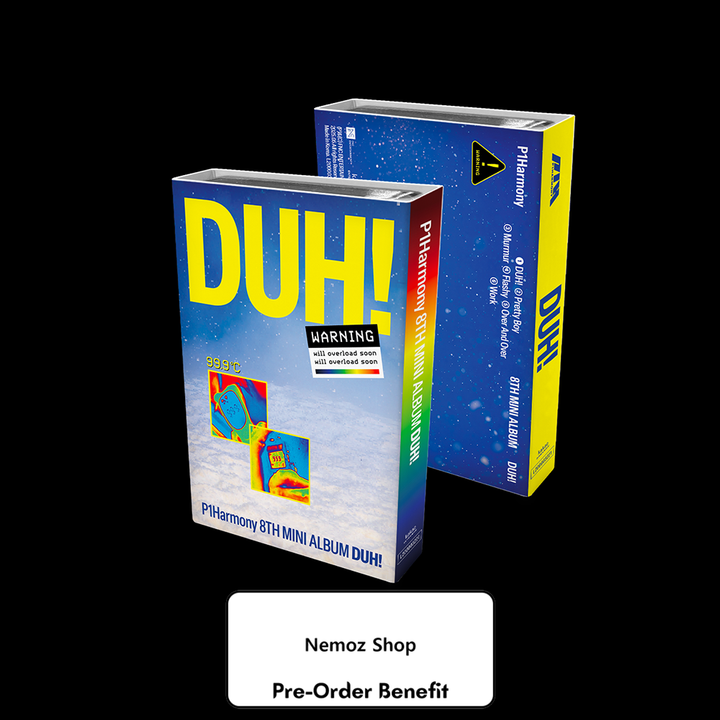 **[Pre-Order] P1Harmony - 8th Mini Album (DUH!]  (Nemo Album ver.) + Pre-Order Benefit Photocard