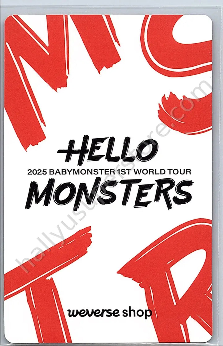 BABYMONSTER - Chiquita - BABYMONSTER - Ruka - Hello Monsters 1st World Tour Event tour merch weverse event seoul A version