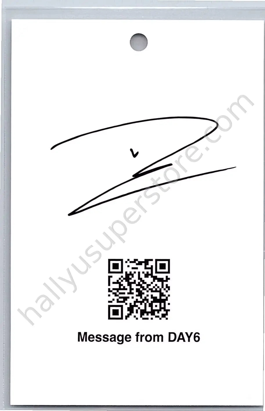 DAY6  - Dowoon - Fourever album inclusion FPO paper tag standard version