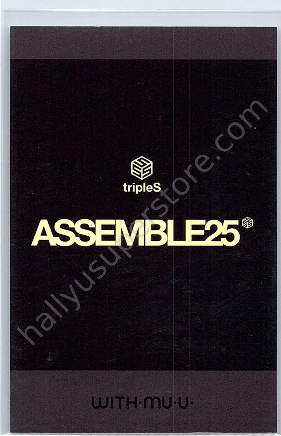 tripleS - Yubin - Assemble25 fansign polaroid round 5 withmuu