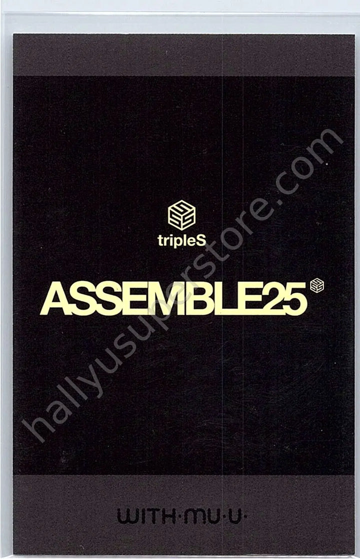 tripleS - Yubin - Assemble25 fansign polaroid round 5 withmuu