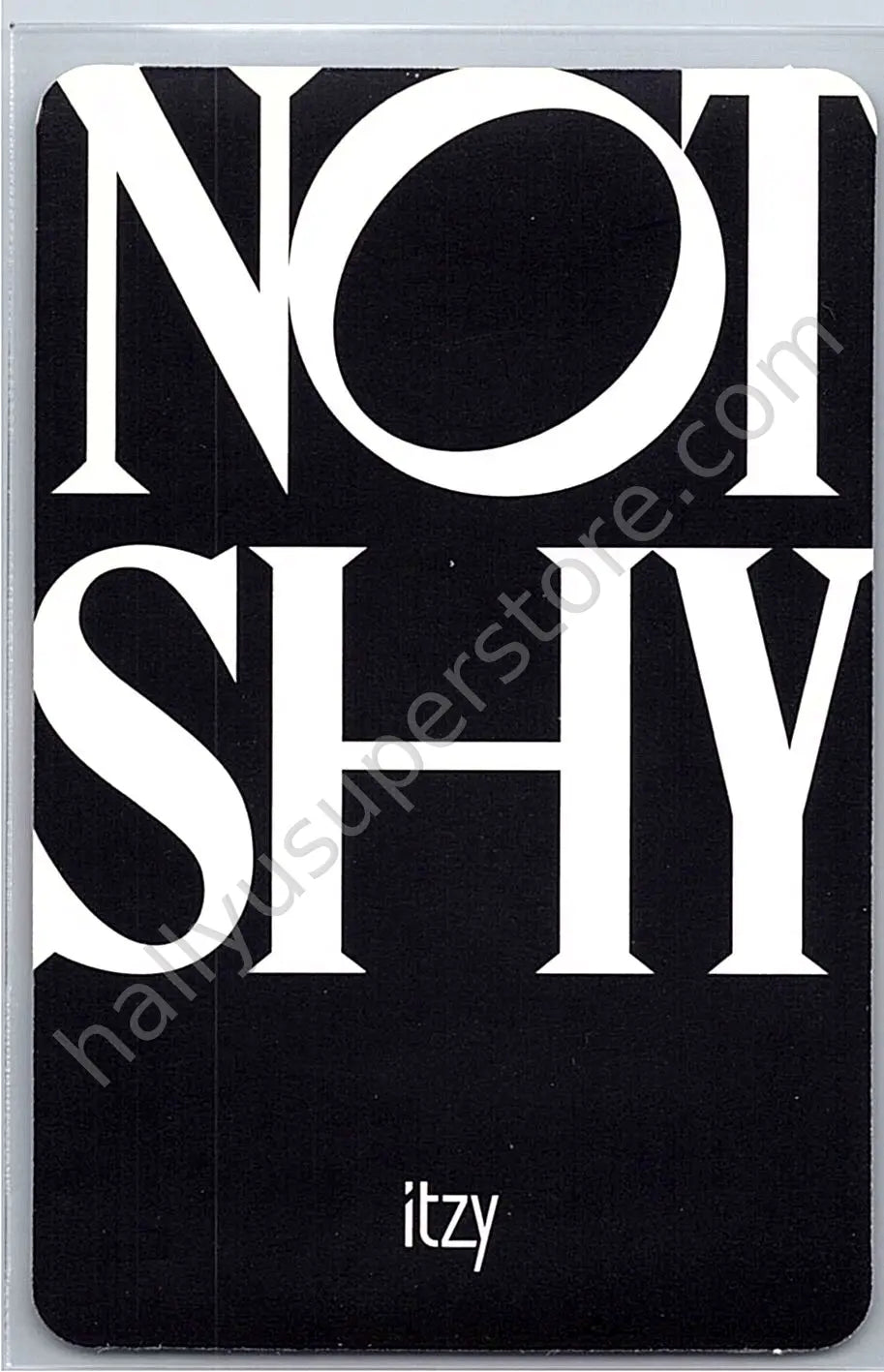 ITZY - Unit - NOT SHY album photocard
