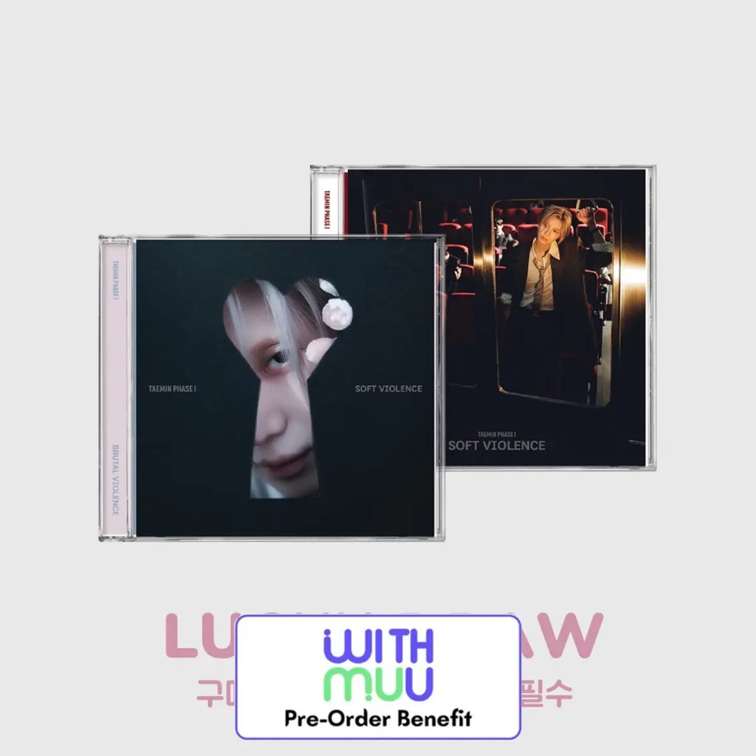 [Pre-Order] TAEMIN - PHASE I : Soft Violence (JEWEL Ver.) + Withmuu LuckyDraw Event