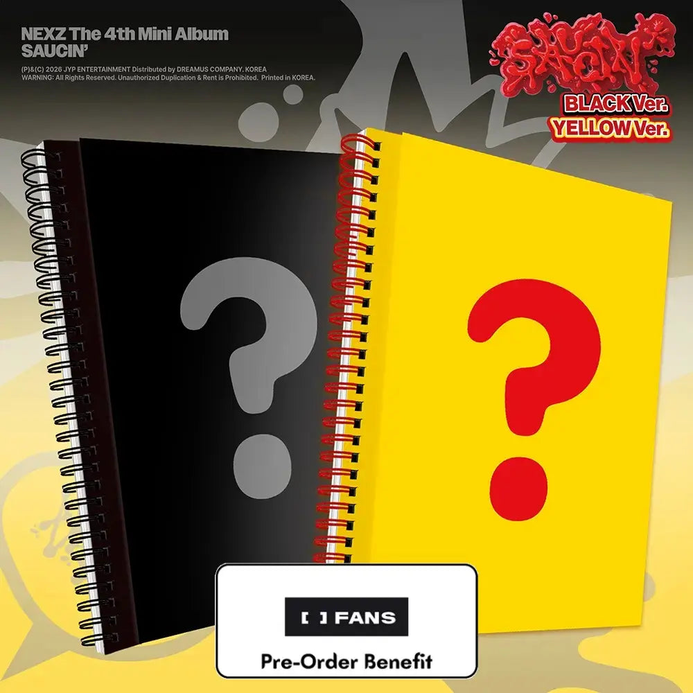 [Pre-Order] NEXZ - 4th Mini Album [SAUCIN] (PhotoBook Ver.) + Pre-Order Benefit (Choose Version)