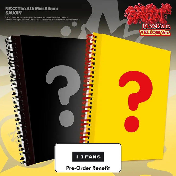 [Pre-Order] NEXZ - 4th Mini Album [SAUCIN] (PhotoBook Ver.) + Pre-Order Benefit (Choose Version)