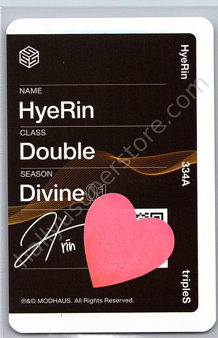 tripleS - Hyerin - Performante album photocard objekt music album (UNSCANNED)