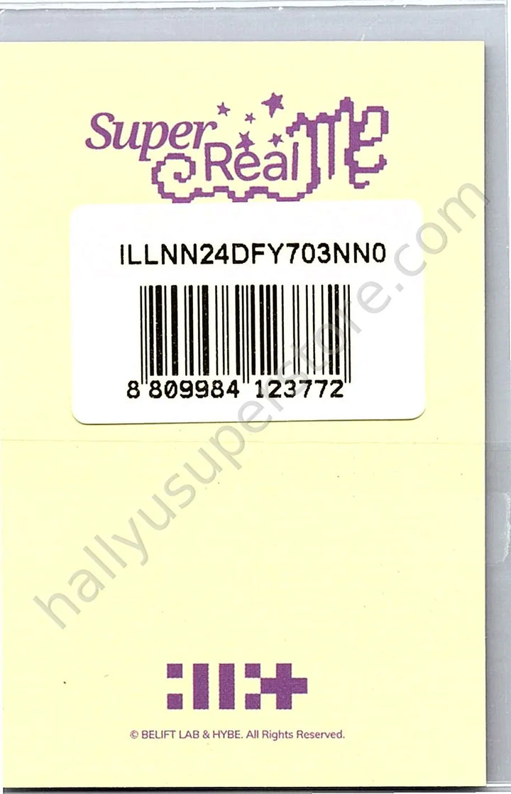 ILLIT - Iroha - ILLIT - SUPER REAL ME Album merch photocard purchase benefit