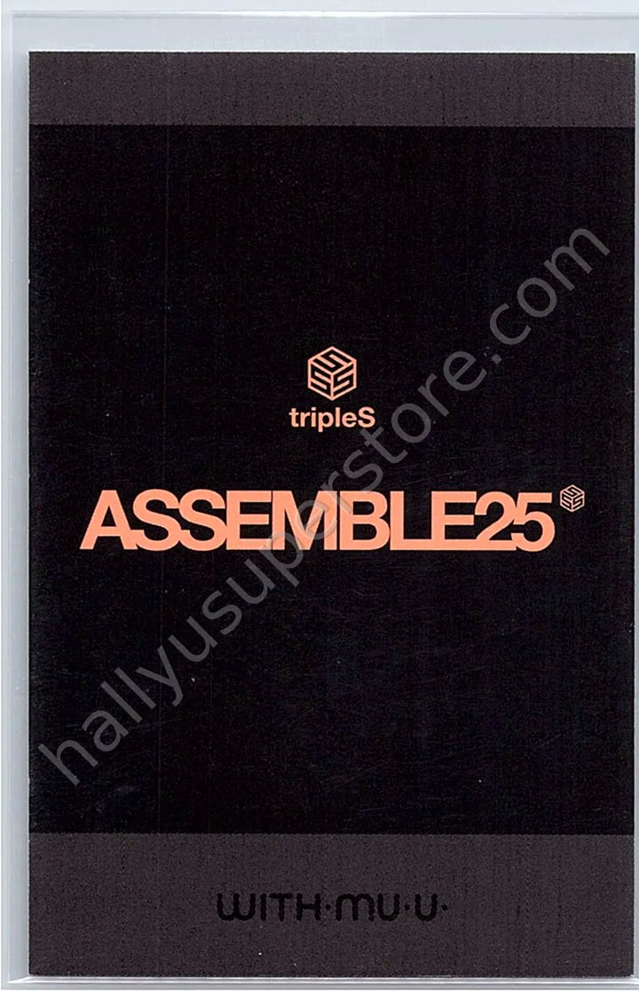tripleS - Joobin - Assemble25  fansign polaroid
