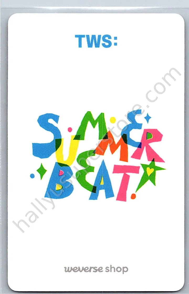 TWS - Jihoon - SUMMER BEAT! fansign weverse global shop (wvg)