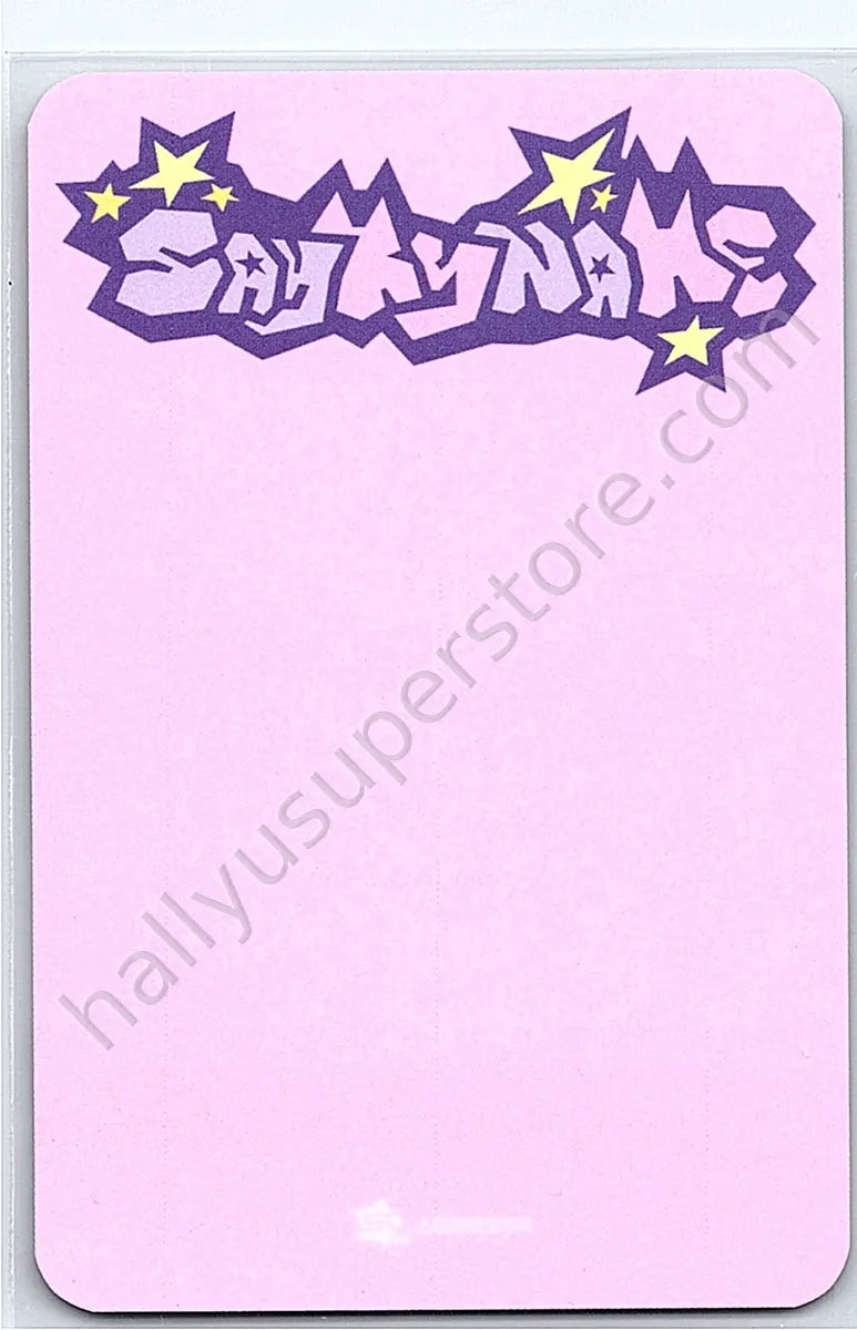 SAY MY NAME - HALLYUSUPERSTORE SAY MY NAME - HALLYUSUPERSTORE