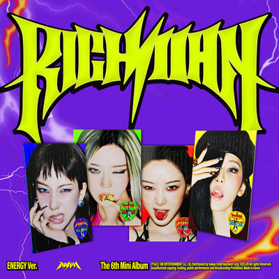 ** AESPA - 6th Mini Album "Rich Man" [Energy Ver.] [Random / Set]