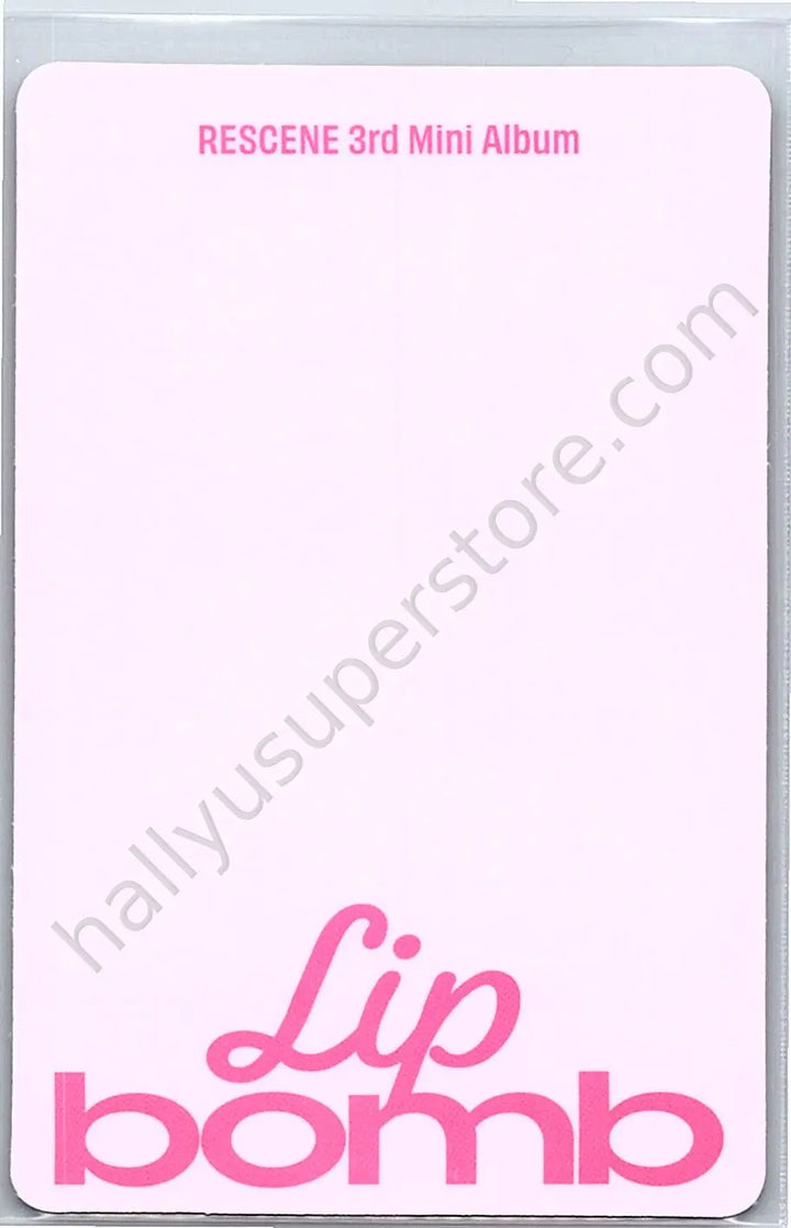 RESCENE - May - lip bomb album photocard qr version tint version