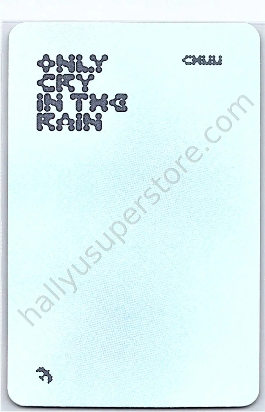 Chuu - Chuu - Only cry in the rain album photocard tiny blue version