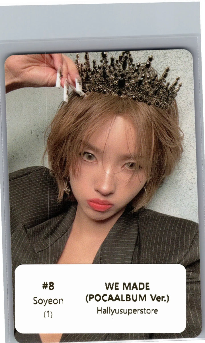 I-DLE "We made" - Official Photocard (POCAALBUM Ver.) [26.07.07]