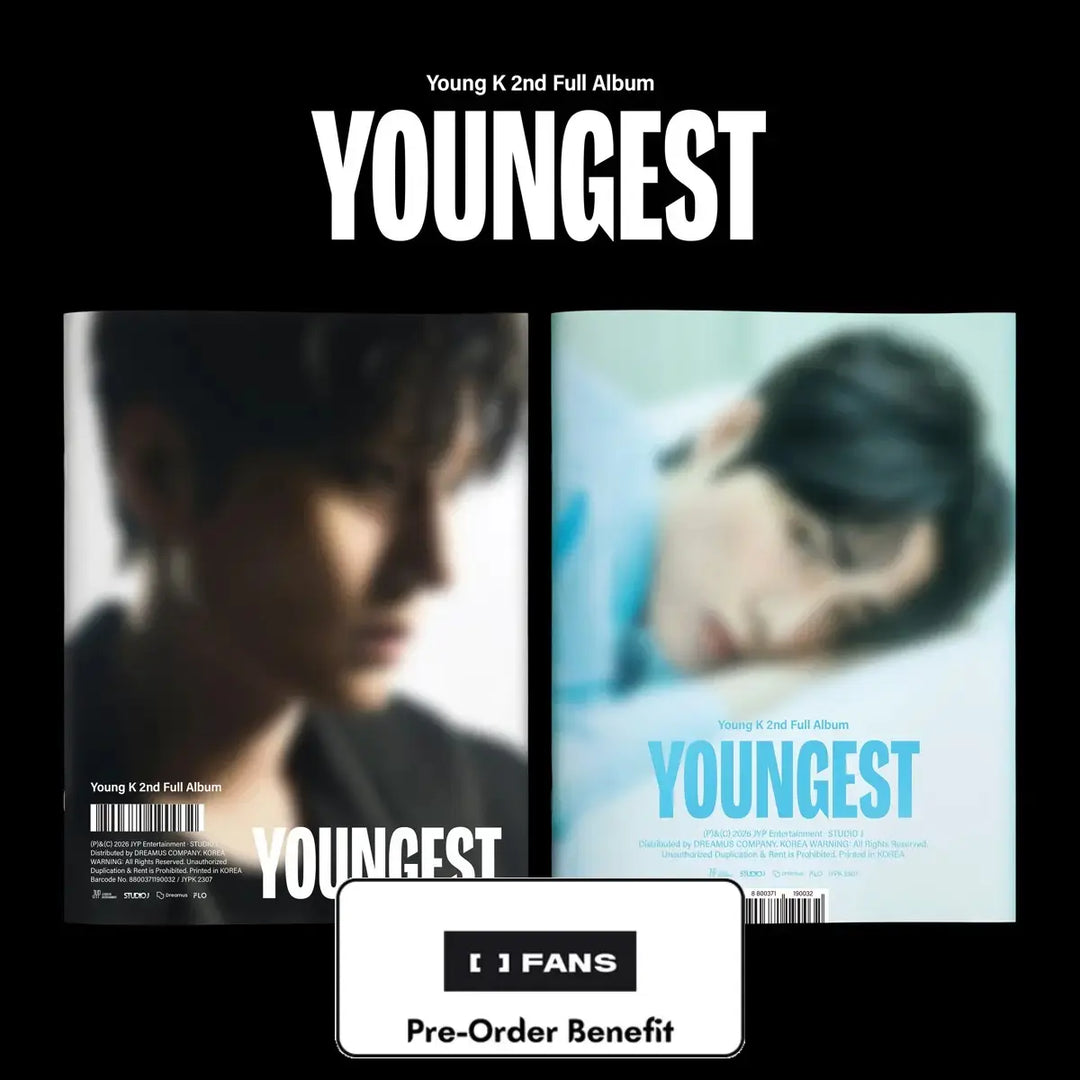 [Pre-Order] YOUNG K - 2nd Full Album YOUNGEST (Photobook ver.) + Pre-Order Benefit