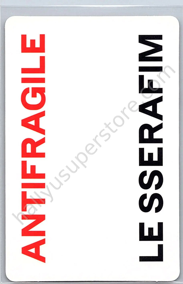 LE SSERAFIM - Unit - LE SSERAFIM - Hong Eunchae &amp; Huh Yunjin - ANTIFRAGILE Album compact version